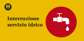 Sospensione erogazione idrica – Comune di Sulmona